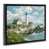 Stupell Industries Portland Lighthouse Peninsula Scene, 21" x 17" - 3 of 4