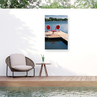 Trademark Fine Art - Alex Lupu Summer quite Matted Framed Art