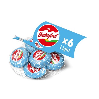 Mini Babybel Light Semisoft Cheeses - 6ct