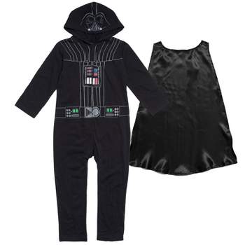 Star Wars Darth Vader Zip Up Cosplay Coverall and Cape Toddler