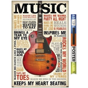 Trends International Music Inspires Me Unframed Wall Poster Prints - 1 of 4