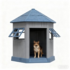 Gulches PP Pet Kennel Removable Roof for Cleaning, 3 Plastic Grass Nails, Waterproof/Mildew-Proof/UV-Protected, Easy Assembly - 1 of 4