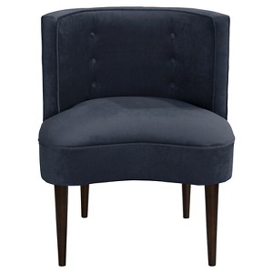 Clary Curved Back Accent Chair Mystere Eclipse - Opalhouse