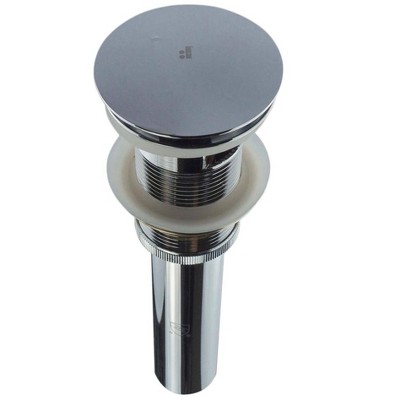 Polished Chrome Pop-Up Bathroom Sink Drain with Overflow
