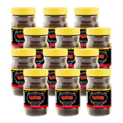 Yaucono Medium Roast Instant Coffee - Case of 12/3.6 oz Jars