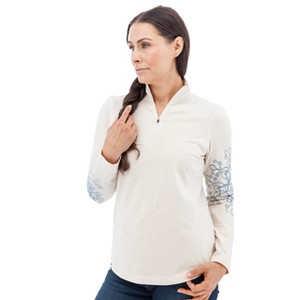 Old Ranch Brands Women's Inaya Organic 1/4 Zip Pullover - 1 of 4