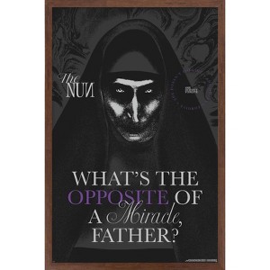 Trends International The Nun - Opposite Of A Miracle Framed Wall Poster Prints - 1 of 4