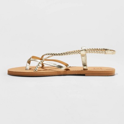 target rose gold sandals