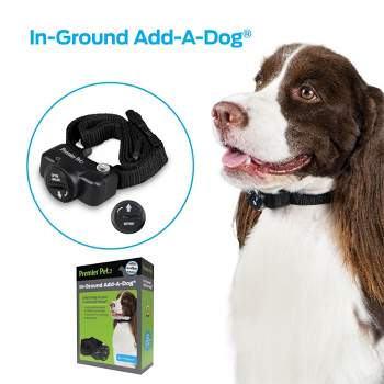Premier Pet In-Ground Adjustable Add-A-Dog Collar - Black