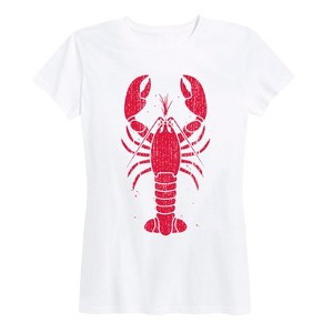 Women's - Instant Message - Vintage Lobster Short Sleeve Graphic T-Shirt - 1 of 4