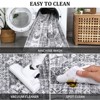 Area Rugs - Machine Washable, Non Slip, Vintage Style, Low Pile, Lightweight Chenille Print Rug for Living Room, Bedroom, Dining Room, Home Office - 4 of 4