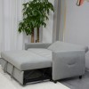 57.48" Velvet Loveseat Sofa with Adjustable Back, Ergonomic Design - 3 of 4