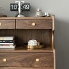 12 Pcs Knobs for Dressers, Cabinet, Drawer, Wardrobe, 1.1in Gold Knobs with Install Screws, Brushed Brass Finish - 4 of 4