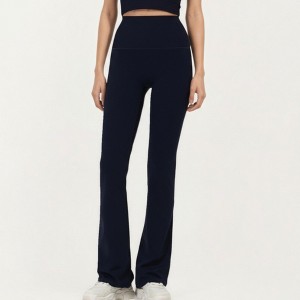 Anna-Kaci Active Women's High Waist Flare Sweatpants with Slim Fit Stretch Fabric - 1 of 4
