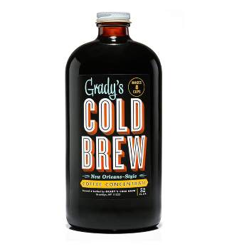 Grady's New Orleans Style Cold Brew Coffee Concentrate - 32 fl oz (1qt)