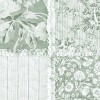 Collections Etc Eden Floral Patchwork Scalloped Edge Pillow Sham - 3 of 3