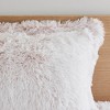 Sapphtopaz 2 PCS/3 PCS Shaggy Faux Fur Comforter Set,Bed Set with 1 Comforter,1/2 Sham,Bedding Set Machine Washable - 3 of 4