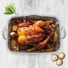 Cuisinart Classic 15" Stainless Steel Roaster with Non-Stick Rack - 83117-15NSR: Turkey Roasting Pan, Even-Heating, Dishwasher-Safe - 2 of 4