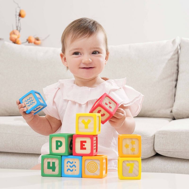 Hape My First Wooden Blocks Stacking Toy, 5 of 17
