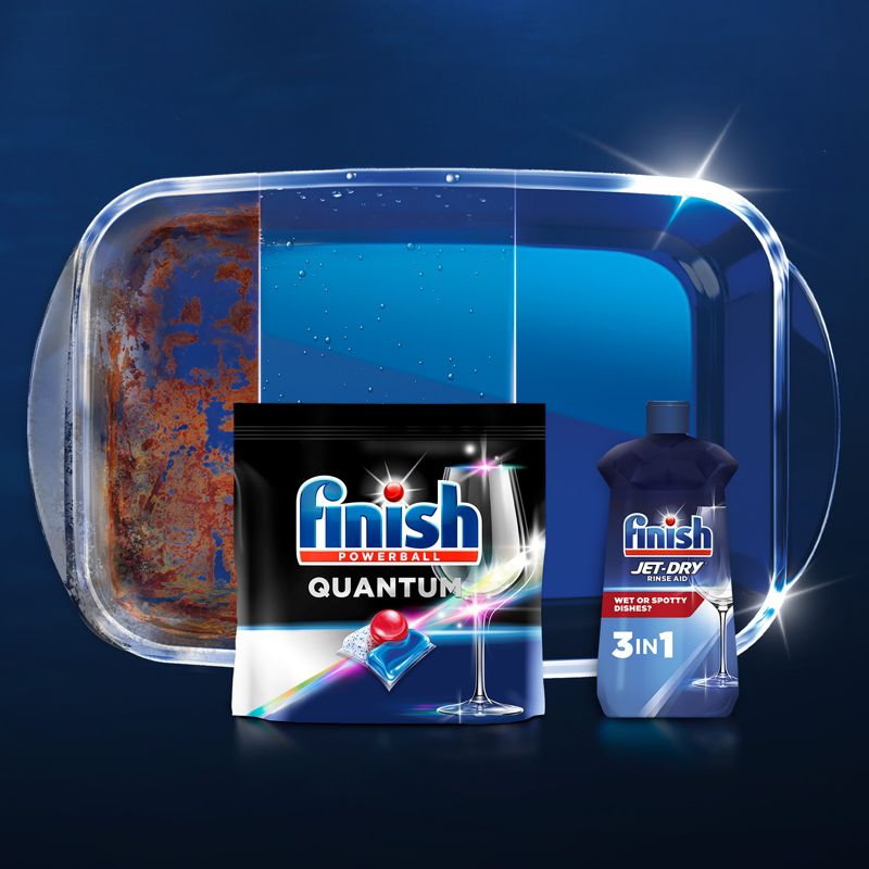 Finish Quantum Ultimate Clean & Shine Dishwasher Detergent Tablets, 5 of 8