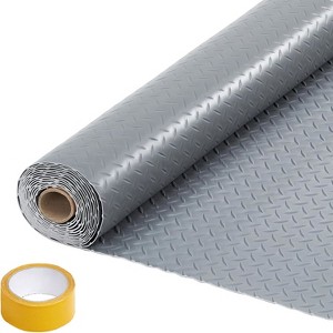 COZONY Garage Floor Mat, 2.8mm Thickened PVC Diamond Plate Non Slip Protector for Garage Warehouse Gym Trailer - 1 of 4