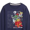 Boys' - Marvel - Avengers Mech Schematic Long Sleeve Graphic T-Shirt - 2 of 4