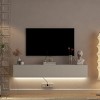 GlasFlength TV Stands and Consoles Floating TV Stand Wall Mounted Modern TV Stand Floating TV Cabinet for Living Room, White, 74.8"*21.46"*5.51" - 3 of 4