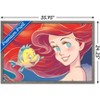 Trends International Disney The Little Mermaid - Ariel Close-Up Framed Wall Poster Prints - 3 of 4