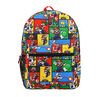 Super Mario Brothers All-over Print 18” Backpack : Target