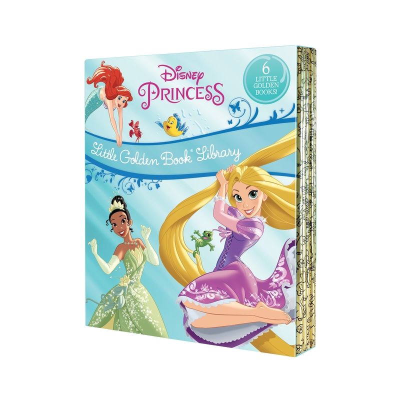 Disney Princess Little Golden Book Library -- 6 Little Golden Books - by  Various (Mixed Media Product), 1 of 2