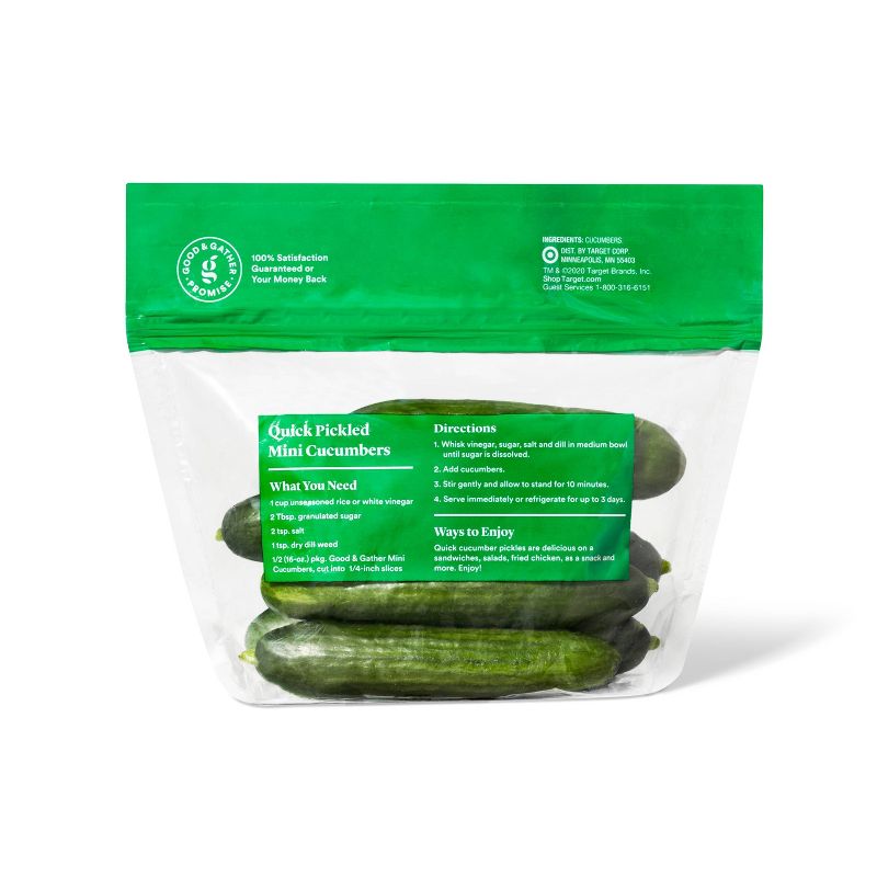 Mini Cucumbers - 16oz Bag - Good &#38; Gather&#8482; (Packaging May Vary), 4 of 9