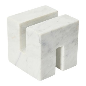 Storied Home Contemporary Marble Cookbook Stand - 1 of 4