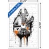 Trends International Star Wars: Saga - Falcon Black And Orange Framed Wall Poster Prints - 3 of 4
