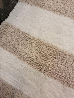 27x45 Spa Cotton Reversible Bath Rug Gray : Target