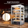 WeChef 600W 5-Shelf Commercial Food Warmer 15" Countertop Catering Pizza Display Case - 4 of 4