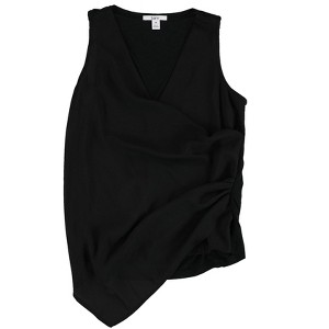 bar III Womens Faux-Wrap Sleeveless Blouse Top - 1 of 2