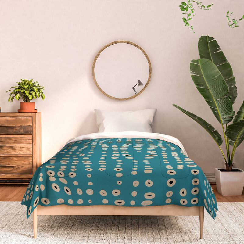 Deny Designs Mirimo Spotties Comforter Bedding Set Green, 4 of 6