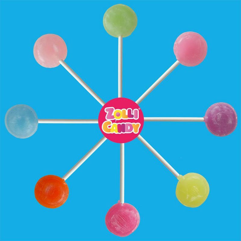 Zolli Ball Popz Sugar Free Candy Lollipops - 5.2oz/3pk, 5 of 14