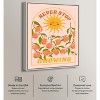 Art Remedy Sun Peaches Bees Never Stop Retro Summer Drinks Art Prints Framed - 3 of 4
