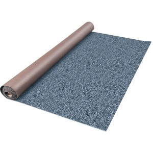 VEVOR Gray Marine Carpet 6 ft x 13.1 ft Boat Carpet Rugs Indoor Outdoor Rugs for Patio Deck Anti-Slide TPR Water-Proof Back Cut,Gray - 1 of 4