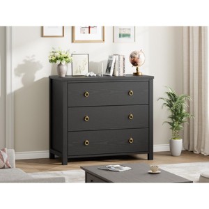 Drawer Dresser for Bedroom, Chest of Drawers, Tall Dresser, Wooden Dresser Chest with Clothes Storage Cabinet, Drawer Organizer - 1 of 4