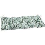 Outdoor/Indoor Blown Bench Cushion Nevis Waves - Pillow Perfect