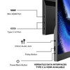 UPERFECT 15.6" 1080P Portable Monitor IPS 60Hz, 100% sRGB, USB-C & HDMI, Dual Speakers, w/VESA & Detachable Stand For Laptop/PC/Phone/Switch/Concoles - 4 of 4