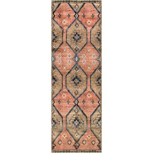 Nuloom Judy Traditional Persian Pet Friendly Machine Washable Area Rug - 1 of 4