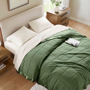 NicBex Polyester Cooling Blanket with Satin Trim,Lightweight Down Alternative Blanket,Soft Cold Blanket for Bedroom - 1 of 4