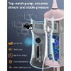 LP221 UVC Sterilizable Cordless Water Flossers for Teeth 335ML Portable OLED Display Dental Flosser with 4 Modes 8 Jet Tips - 3 of 4