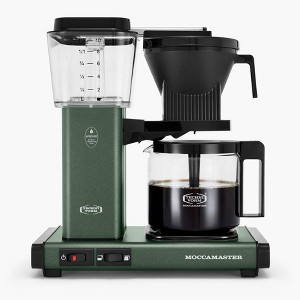 Technivorm Moccamaster 10c KBGV Select Drip Coffee Maker Juniper: 40 oz Capacity, Electric, Metal, Paper Filter, Green - 1 of 4