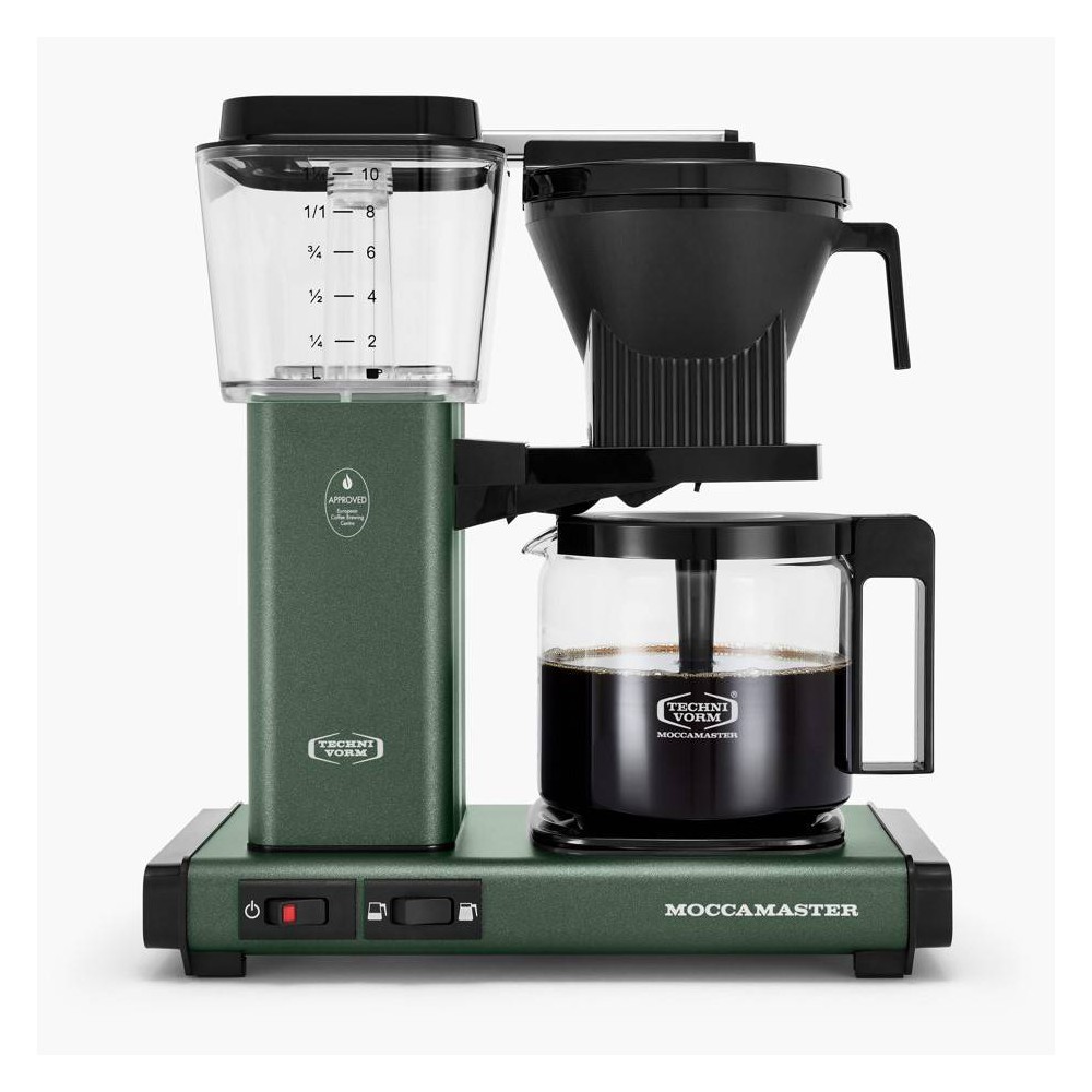Technivorm Moccamaster KBGV Coffee Maker Juniper: 40 oz Capacity, Electric, Metal, Paper Filter, Green