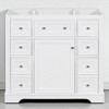36" Bathroom Vanity Base Only, Freestanding Cabinet with 1 Door and 6 Drawers, Adjustable Shelf, Sink Not Included - 4 of 4