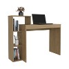 Vynxaria 43" Wide Writing Desk - Four Shelves, Natural Oak, 43.3"W x 35.4"H x 15.7"D - 2 of 4